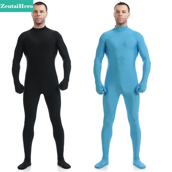 

ZentaiHero Second Skin Tights Leotard Suits Lycra Zentai Catsuit No Hood Spandex Unitard Mens Cosplay Full Body Bodysuit UC11908