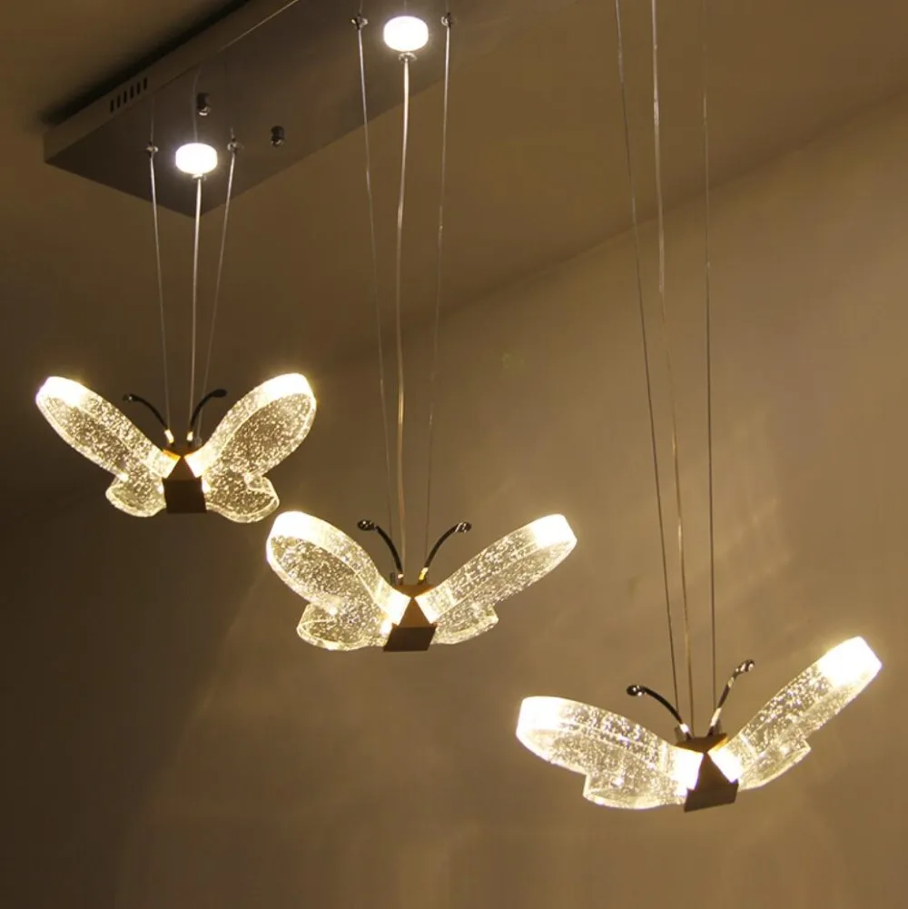 HAIXIANG Modern LED Crystal Butterfly Chandelier Dining Room Lighting Ceiling Lamps Children's Room Lamp Child Lighting
HAIXIANG Modern LED Crystal Butterfly Chandelier Dining Room Lighting Ceiling Lamps Children's Room Lamp Child Lighting