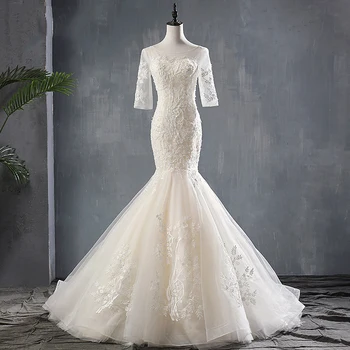 Long Train Vintage Bride Dress Floral Appliques Princess Style Vestido De Novia 2020 Mermaid Wedding Dress Robe De Marriage
Long Train Vintage Bride Dress Floral Appliques Princess Style Vestido De Novia 2020 Mermaid Wedding Dress Robe De Marriage