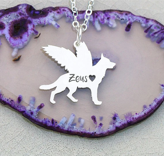 Personalized German Shepherd Pet Loss Necklace Pet Dog Memorial Animal Angel Dog Loss Necklace Accept Drop Shipping YP6079
Personalized German Shepherd Pet Loss Necklace Pet Dog Memorial Animal Angel Dog Loss Necklace Accept Drop Shipping YP6079