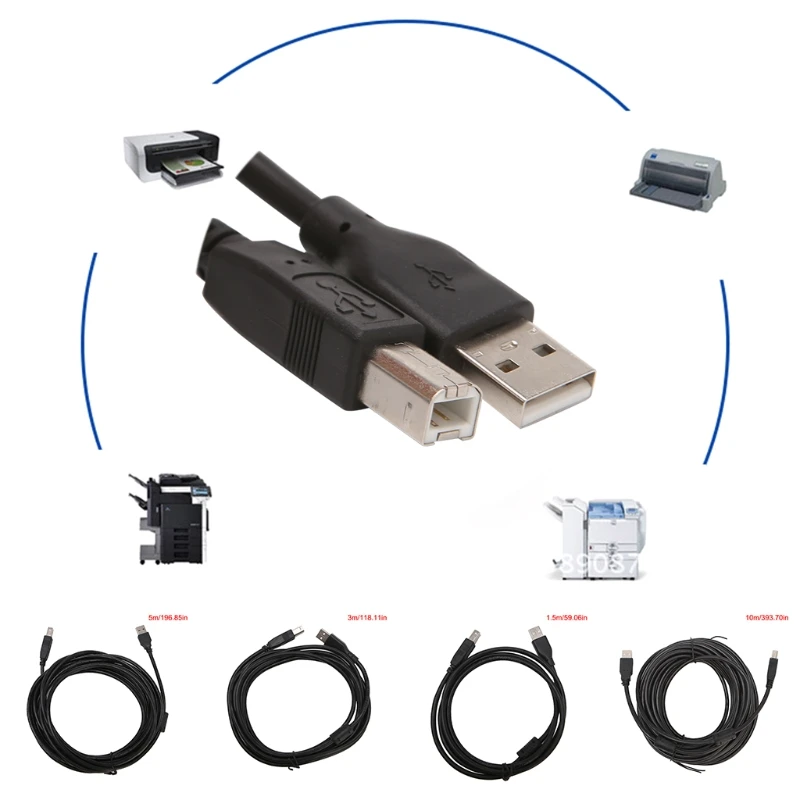 USB 2.0 Type A Male To B Male Data Charge Scanner Printer Cable 1.5M - L059 New hot
USB 2.0 Type A Male To B Male Data Charge Scanner Printer Cable 1.5M - L059 New hot