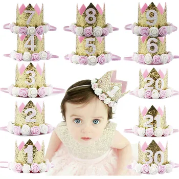 Baby Girl Birthday Party Hats Kids Birthday Princess Crown Cap Party Decorations Kids Favors Headband 1 2 3 4 5 6 7 8 9 Years
Baby Girl Birthday Party Hats Kids Birthday Princess Crown Cap Party Decorations Kids Favors Headband 1 2 3 4 5 6 7 8 9 Years