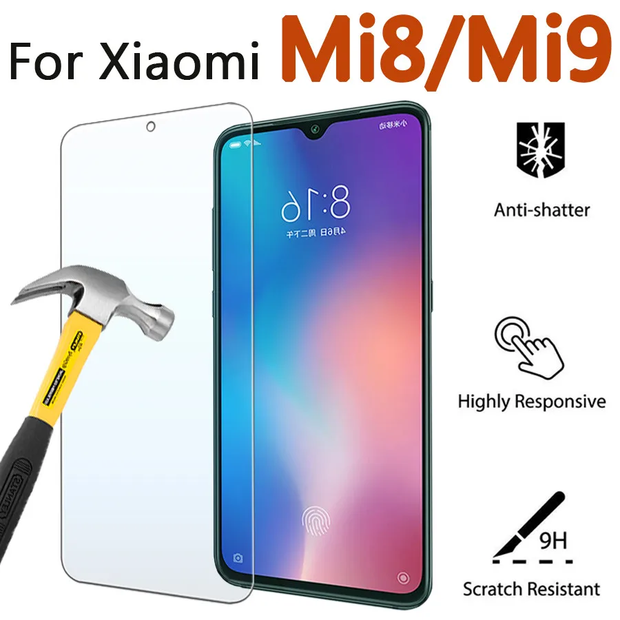 Tempered Glass on For XiaoMi 9 Screen Protector Phone Protective Glass XioMi Mi9 mi8 my Mi 8 pelicula de vidro ksiomi xiami
Tempered Glass on For XiaoMi 9 Screen Protector Phone Protective Glass XioMi Mi9 mi8 my Mi 8 pelicula de vidro ksiomi xiami