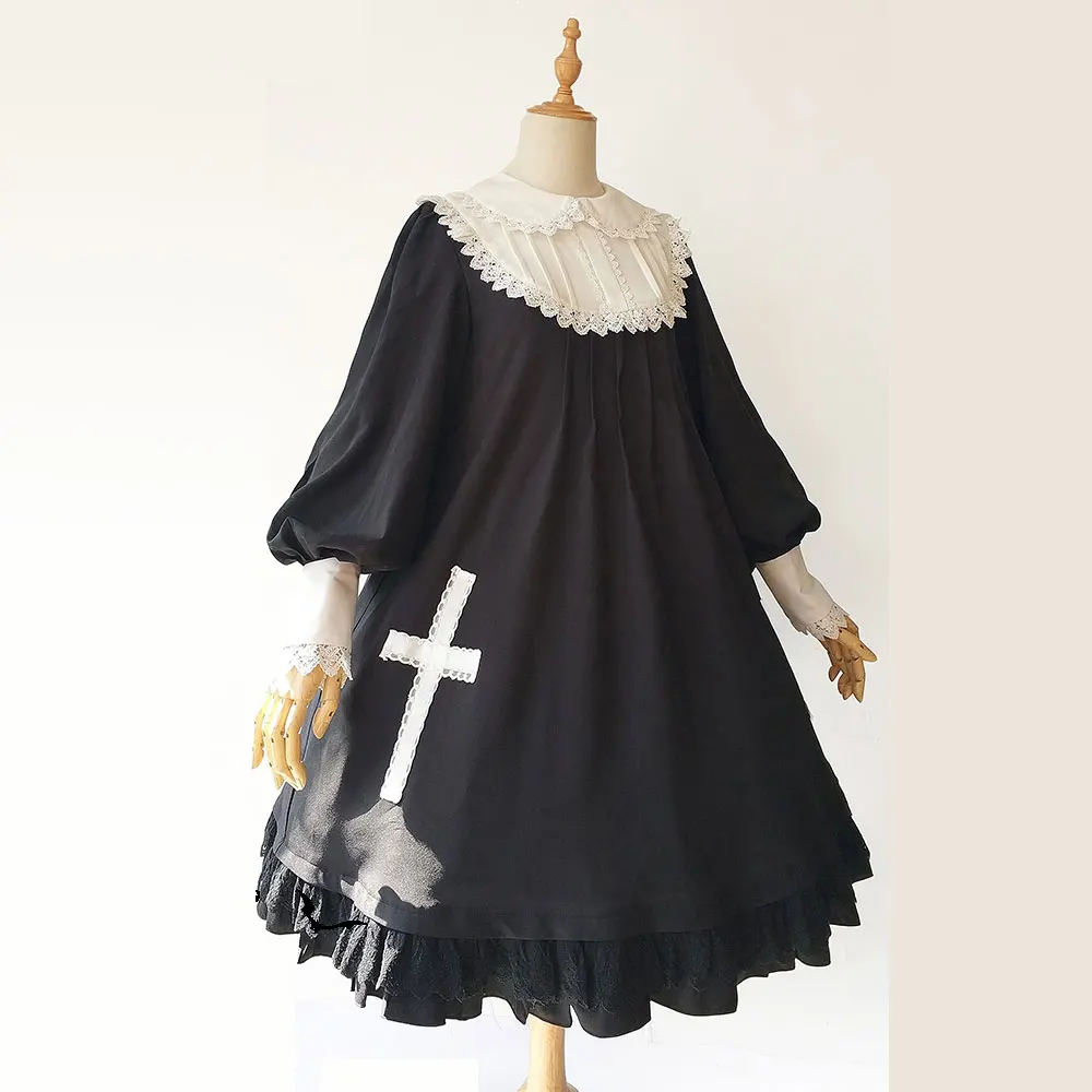 Cross Doll ~ Long Lantern Sleeve Lolita Babydoll Dress with Peter Pan Collar by Infanta Clearance
Cross Doll ~ Long Lantern Sleeve Lolita Babydoll Dress with Peter Pan Collar by Infanta Clearance