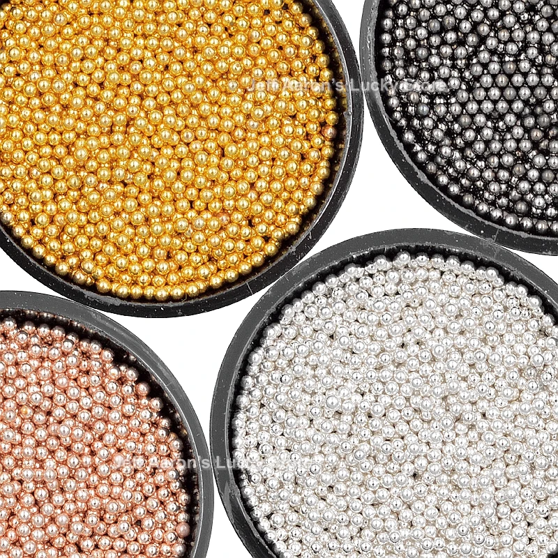 2 pots rose gold silver black mini metallic caviar nail beads for 3d nail art tips decoration manicure tools 1.2mm
2 pots rose gold silver black mini metallic caviar nail beads for 3d nail art tips decoration manicure tools 1.2mm