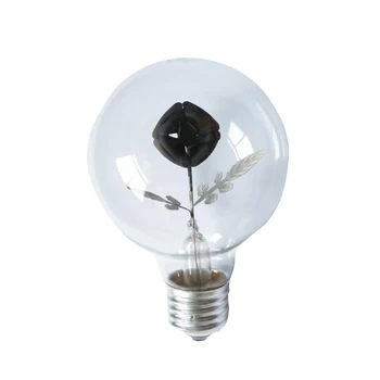 Retro Vintage Edison Romantic Light Bulb with Little Rose Inside for Valentines Day Wedding Romantic Decoration 220V
Retro Vintage Edison Romantic Light Bulb with Little Rose Inside for Valentines Day Wedding Romantic Decoration 220V