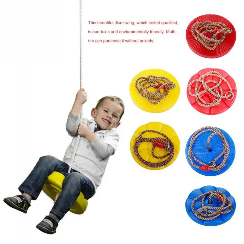 Kids Disc Swing Toy Outdoor Tree Hanging Disc Rope Swing Set Kids Round Rope Swings Garden Park Playground Playing Swingset Toy
Kids Disc Swing Toy Outdoor Tree Hanging Disc Rope Swing Set Kids Round Rope Swings Garden Park Playground Playing Swingset Toy
