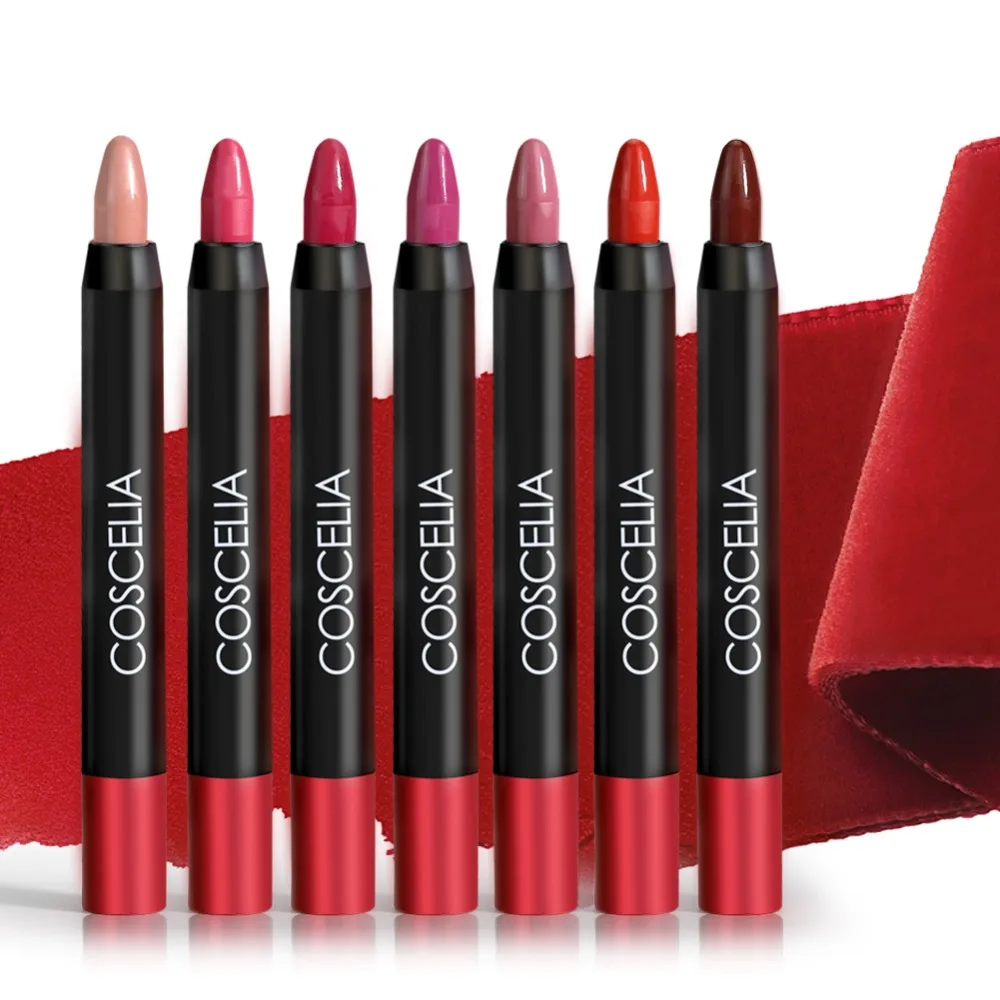 COSCELIA 12 Colors Crayon Shape Lips Makeup Lipstick Long Lasting Moisture Cosmetic Lipstick Red Lip Matte Lipstick Waterproof
COSCELIA 12 Colors Crayon Shape Lips Makeup Lipstick Long Lasting Moisture Cosmetic Lipstick Red Lip Matte Lipstick Waterproof