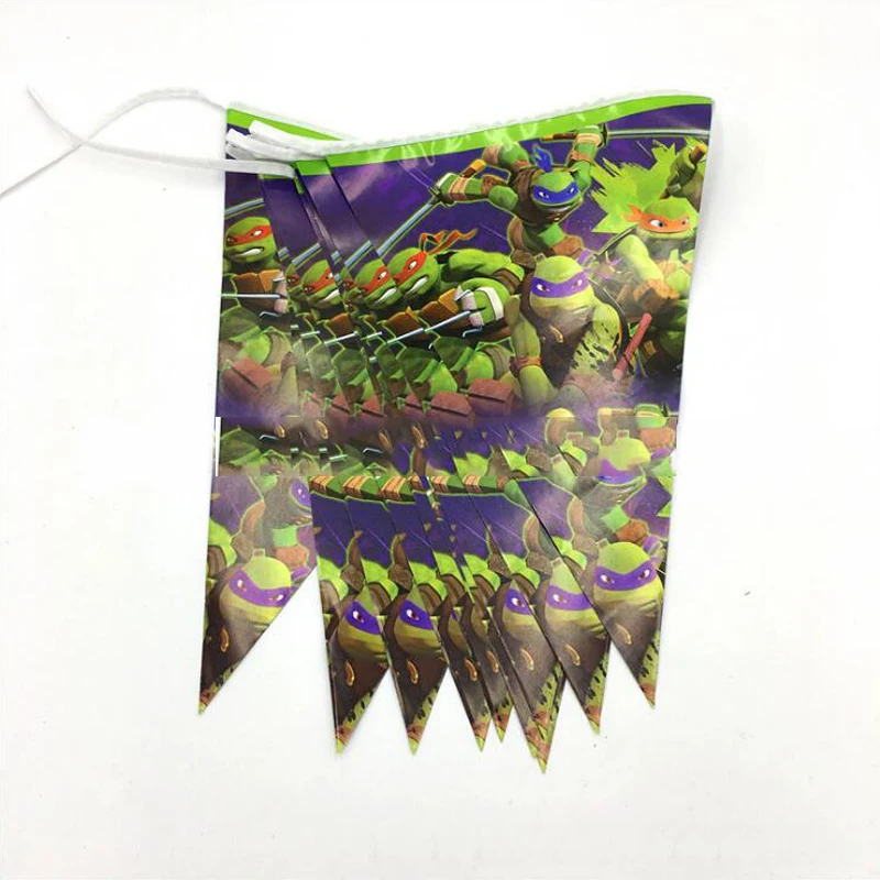 1set/lot Baby Shower Ninja Turtles Cartoon Flags Paper Hanging Banner Party Kids Favors Happy Birthday Decora Garlands Pennants
1set/lot Baby Shower Ninja Turtles Cartoon Flags Paper Hanging Banner Party Kids Favors Happy Birthday Decora Garlands Pennants