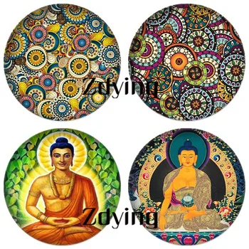 ZDYING Kaleidoscope Mandala Flower Round Glass Buddhism Pattern Cabochon Beads Demo Flat Back Making Jewelry Findings Mm001
ZDYING Kaleidoscope Mandala Flower Round Glass Buddhism Pattern Cabochon Beads Demo Flat Back Making Jewelry Findings Mm001