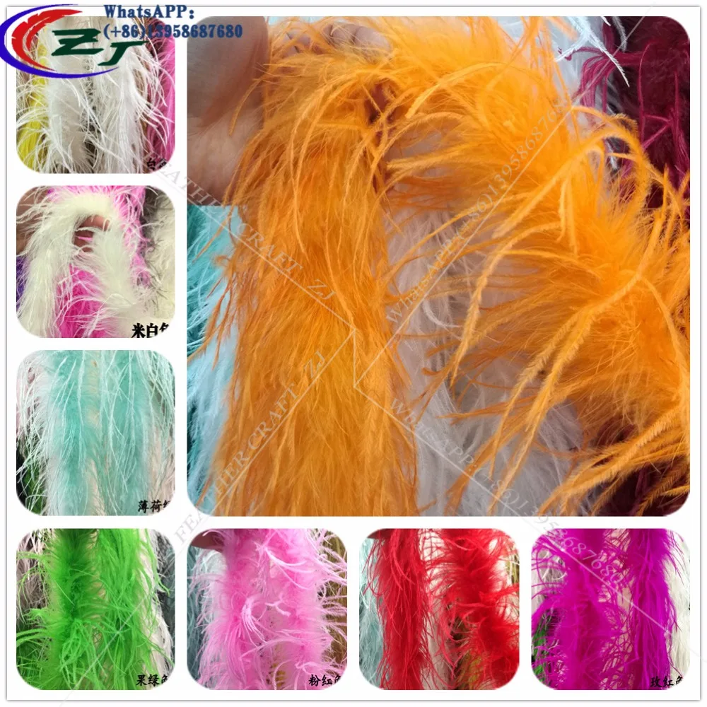 New Arrial 1pc 2meters 1ply Thickness Ostrich Feather Boa Feather Trimming Strip For Costume/Party/Costume/Shawl/Craft Colorful
New Arrial 1pc 2meters 1ply Thickness Ostrich Feather Boa Feather Trimming Strip For Costume/Party/Costume/Shawl/Craft Colorful