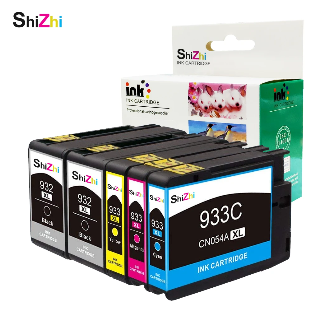 SHIZHI Unidades 932XL 933 para HP932 933XL cartucho de tinta para HP Officejet 6100 6600 6700 7110 7510 7512 7610 7612 impresora
SHIZHI Unidades 932XL 933 para HP932 933XL cartucho de tinta para HP Officejet 6100 6600 6700 7110 7510 7512 7610 7612 impresora