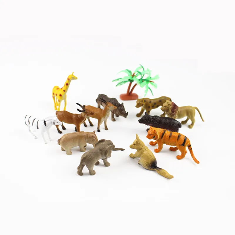 12pcs Wild animals Figures Set Toy Lion Tiger Giraffe Elephant Wolf Hippopotamus Model Plastic Static Animal Decoration Figures
12pcs Wild animals Figures Set Toy Lion Tiger Giraffe Elephant Wolf Hippopotamus Model Plastic Static Animal Decoration Figures