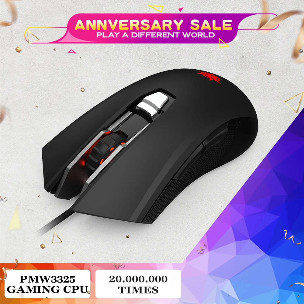 HEXGEARS Mouse Gamer PC Gaming Mice 5000DPI 1000HZ Kailh Micro Switch RGB Backlit 6 Button Computer Mouse Wired Game Mause
HEXGEARS Mouse Gamer PC Gaming Mice 5000DPI 1000HZ Kailh Micro Switch RGB Backlit 6 Button Computer Mouse Wired Game Mause