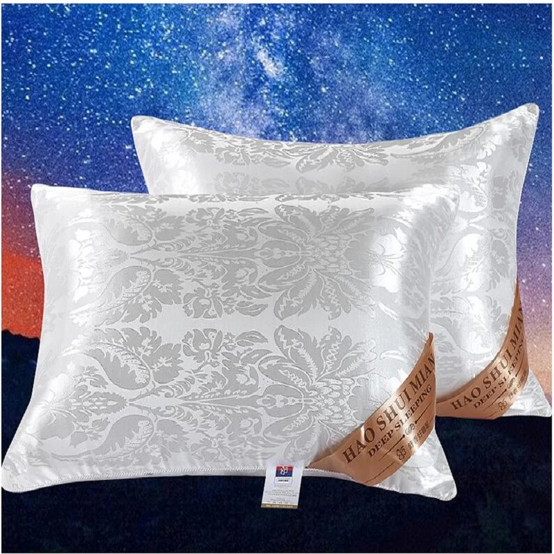 UBRUSH Silk Pillow Protect Neck Smooth Soft Good Sleep For Home Hotel 3 Color 48*74CM High Quality Filling Good Gift Pillow
UBRUSH Silk Pillow Protect Neck Smooth Soft Good Sleep For Home Hotel 3 Color 48*74CM High Quality Filling Good Gift Pillow