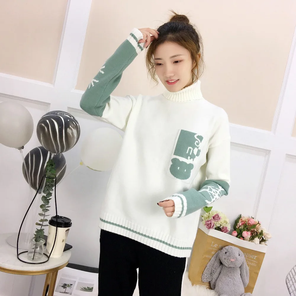 New Korean version love high-collar net red Snowflake Sweater ladies lazy wind Pullover loose and thick couple winter dress
New Korean version love high-collar net red Snowflake Sweater ladies lazy wind Pullover loose and thick couple winter dress