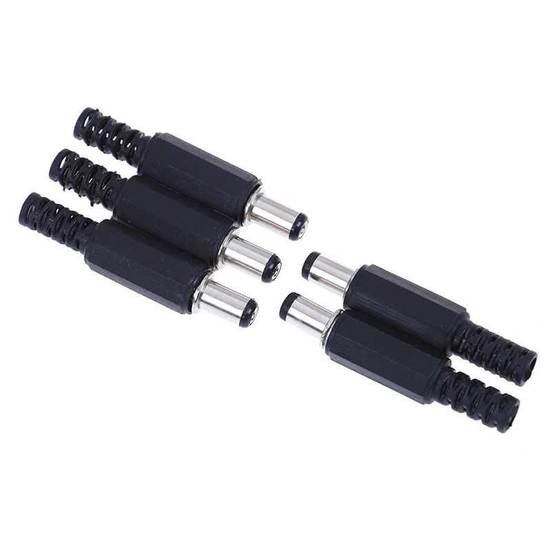 5 Pcs DC Power Plug 5.5 X 2.1 Mm For Welding Line Black 2.1mm X 5.5mm DC Power Male Plug Jack Adapter
5 Pcs DC Power Plug 5.5 X 2.1 Mm For Welding Line Black 2.1mm X 5.5mm DC Power Male Plug Jack Adapter