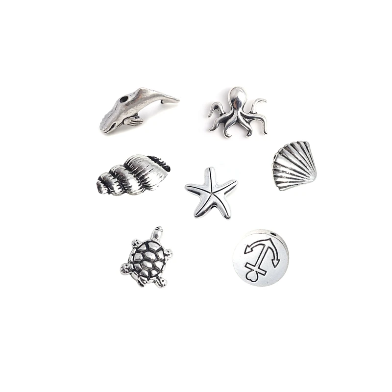 Doreenbeads Zinc Alloy Ocean Jewelry Beads Shell Turtle Sea Snail Horse Antique Silver Color Gold Color Jewelry Making 100 Pcs
Doreenbeads Zinc Alloy Ocean Jewelry Beads Shell Turtle Sea Snail Horse Antique Silver Color Gold Color Jewelry Making 100 Pcs