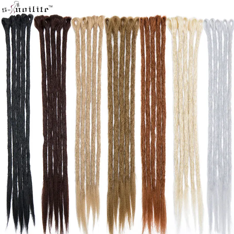 SNOILITE 1pack 20inch 24inch Handmade Dreadlocks Extension Fashion Reggae Crochet Hip-Hop Synthetic Dreads Crochet Braiding Hair
SNOILITE 1pack 20inch 24inch Handmade Dreadlocks Extension Fashion Reggae Crochet Hip-Hop Synthetic Dreads Crochet Braiding Hair