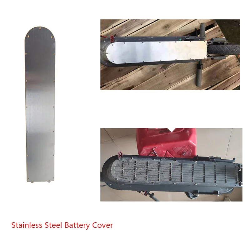 304 Stainless Steel Battery Cover Xiaomi M365 Scooter Bottom anti-collision Plate Guard Plate Chassis Armor m365 Scooter Parts
304 Stainless Steel Battery Cover Xiaomi M365 Scooter Bottom anti-collision Plate Guard Plate Chassis Armor m365 Scooter Parts