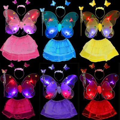 Anime Fairy tale princess costume cosplay wings butterfly cape shawl Stole Kids Cute girls accessories Glowing butterfly wings
Anime Fairy tale princess costume cosplay wings butterfly cape shawl Stole Kids Cute girls accessories Glowing butterfly wings