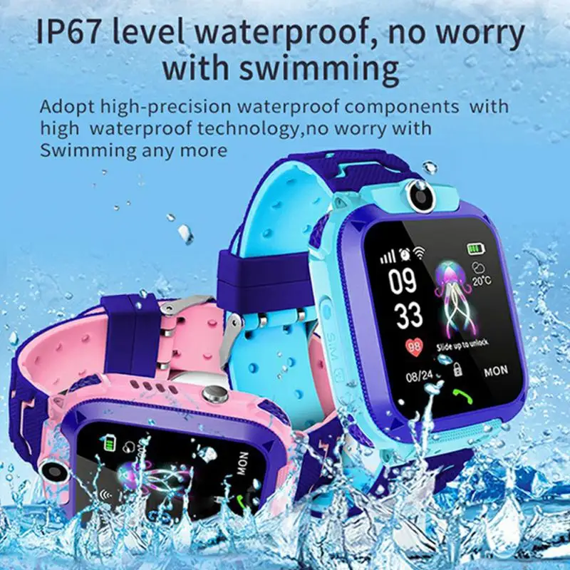 Children's Smart Watch LBS Tracker SmartWatches Children's Watch Waterproof Voice Chat Anti-lost Call Boy Girl Baby Watch
Children's Smart Watch LBS Tracker SmartWatches Children's Watch Waterproof Voice Chat Anti-lost Call Boy Girl Baby Watch
