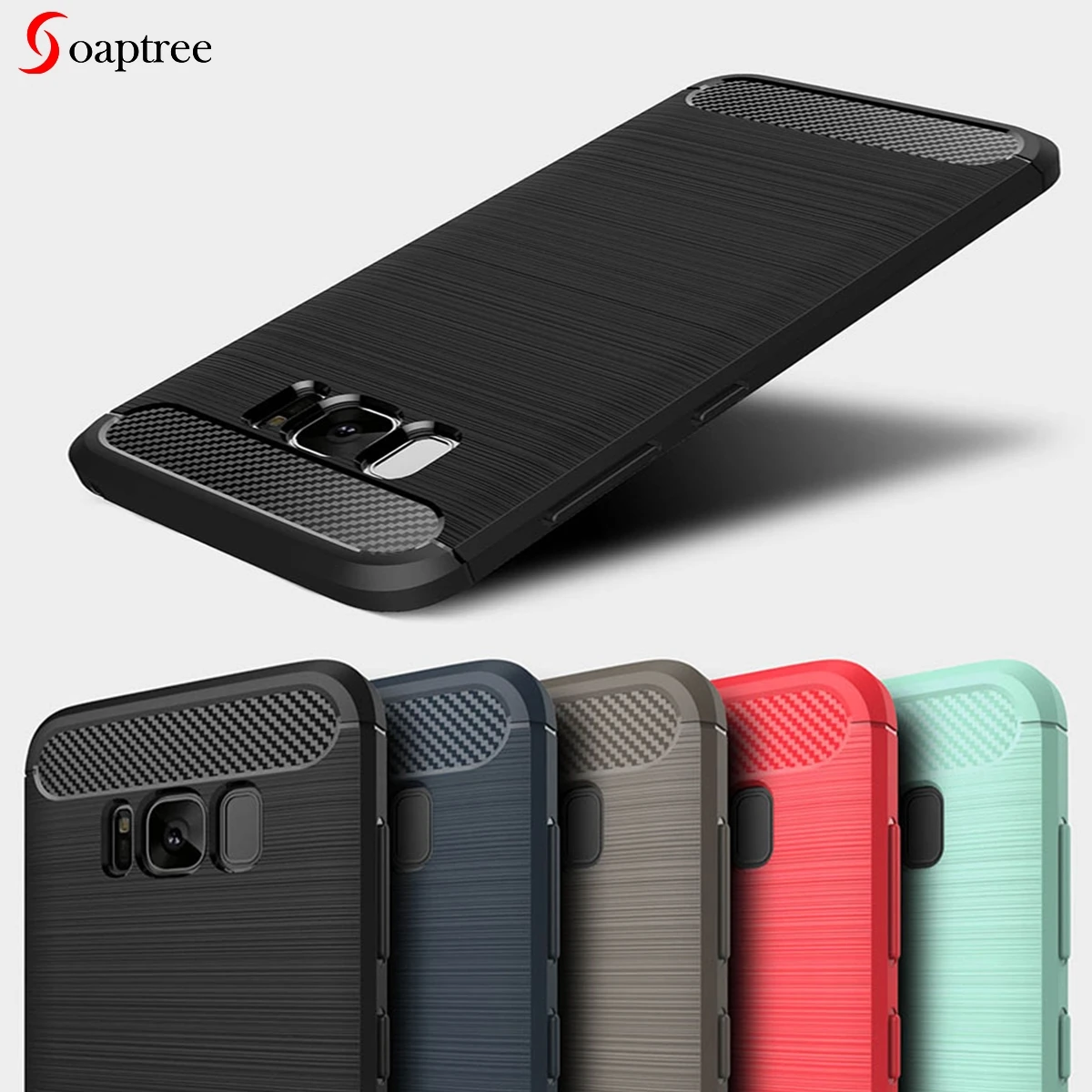 Soft Black TPU Phone Cases For Samsung Galaxy S8 Case Silicone Coque For Samsung Galaxy S8 Plus Protective Cover Carbon Fiber
Soft Black TPU Phone Cases For Samsung Galaxy S8 Case Silicone Coque For Samsung Galaxy S8 Plus Protective Cover Carbon Fiber