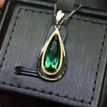 Fine Jewelry Real 18 K White Gold 100% Natural Green Tourmaline 3ct Female Diamonds Gemstone Diamond Women's Pendants Necklaces
Fine Jewelry Real 18 K White Gold 100% Natural Green Tourmaline 3ct Female Diamonds Gemstone Diamond Women's Pendants Necklaces