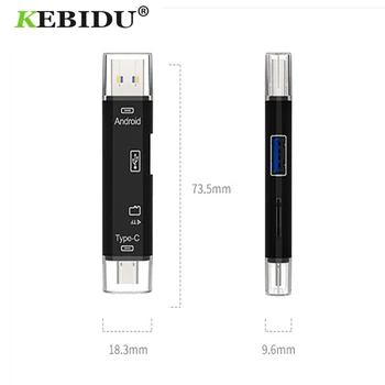 kebidu All In 1 USB 3.1 OTG Card Reader for Micro SD TF Card Reader Type C USB C Micro USB Memory Support Mac10 Win7/8/xp/vista
kebidu All In 1 USB 3.1 OTG Card Reader for Micro SD TF Card Reader Type C USB C Micro USB Memory Support Mac10 Win7/8/xp/vista