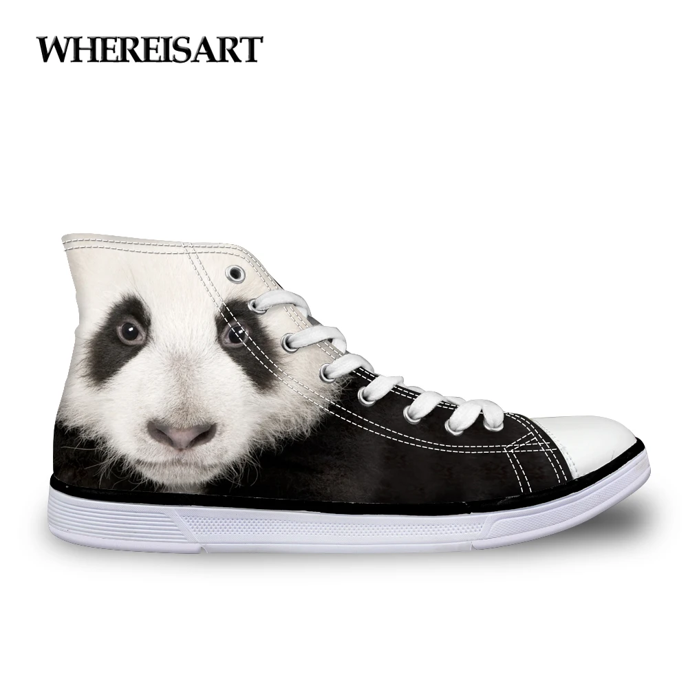 WHEREISART Fashion Women High-top Canvas Shoes,Cute 3D Animal Panda Printed Vulcanize Shoes Female Student Casual Lace-up Shoes
WHEREISART Fashion Women High-top Canvas Shoes,Cute 3D Animal Panda Printed Vulcanize Shoes Female Student Casual Lace-up Shoes