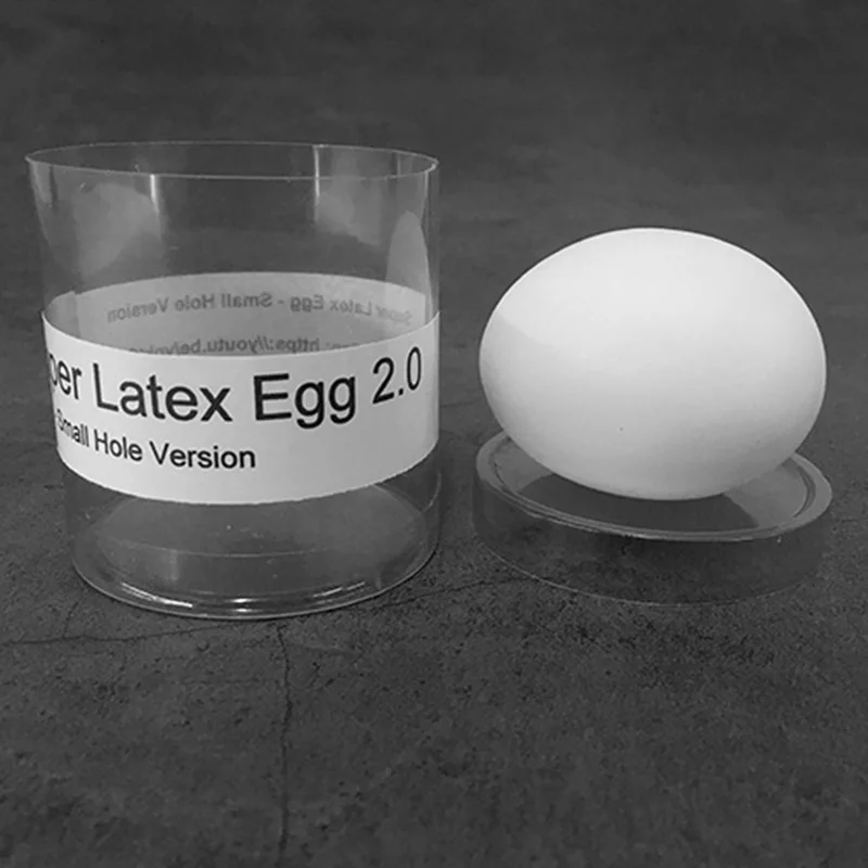 Super Latex Egg 2.0 - Small Hole Version(1pc/case) Magic Tricks Real-looking Egg Magia Stage Illusions Gimmick Accessores Funny
Super Latex Egg 2.0 - Small Hole Version(1pc/case) Magic Tricks Real-looking Egg Magia Stage Illusions Gimmick Accessores Funny