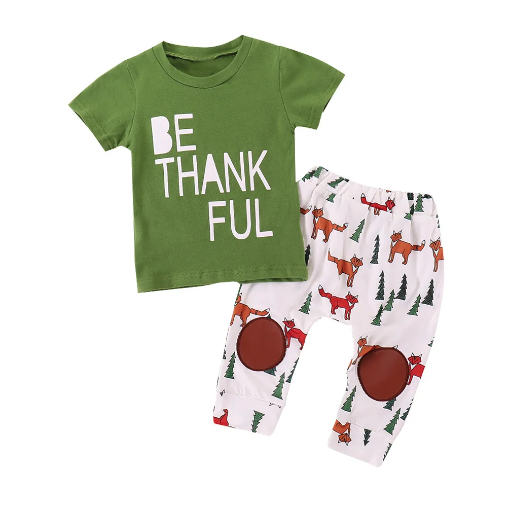 Casual Children Sets Newborn Baby Boy Girl Letter Tops T-shirt Cartoon Fox Pants Boys summer clothes sets Outfits dropshipping
Casual Children Sets Newborn Baby Boy Girl Letter Tops T-shirt Cartoon Fox Pants Boys summer clothes sets Outfits dropshipping