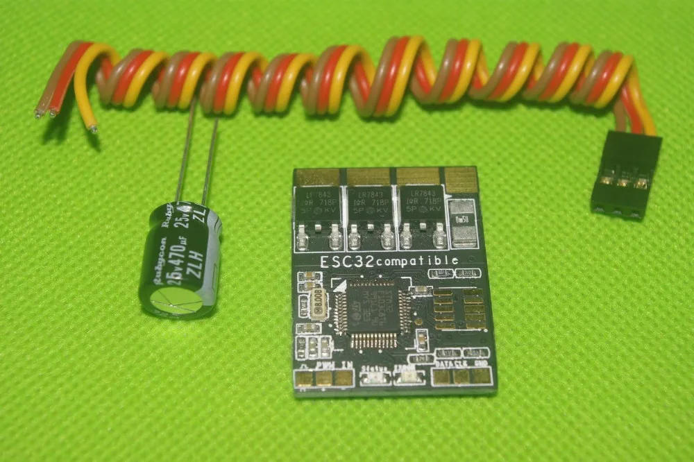 2-5S AutoQuad ESC32 72MHz 32bit ARM electronic speed controller for Multi-copter
2-5S AutoQuad ESC32 72MHz 32bit ARM electronic speed controller for Multi-copter