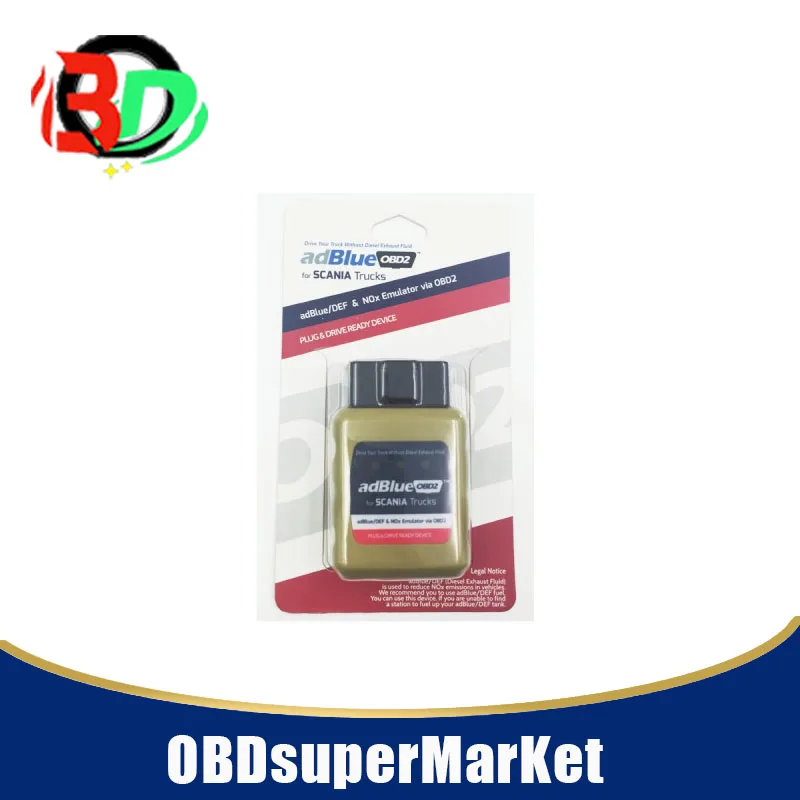 Adblue OBD2 Emulator work for SCA-NIA Trucks Plug and Drive Ready Device by OBD2
Adblue OBD2 Emulator work for SCA-NIA Trucks Plug and Drive Ready Device by OBD2