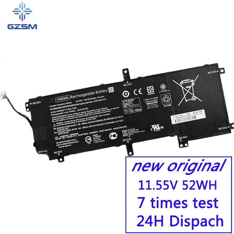 GZSM laptop battery VS03XL For HP Envy 15-as000 15-as100 battery for laptop Envy 15-as001ng (W6Z52EA) 15-as003ng battery
GZSM laptop battery VS03XL For HP Envy 15-as000 15-as100 battery for laptop Envy 15-as001ng (W6Z52EA) 15-as003ng battery
