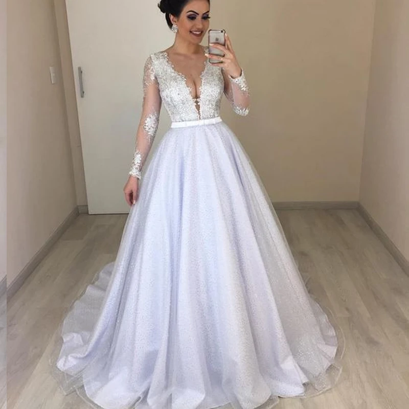 2019 Robe de mariee Sexy Bridal Dress Vintage Elegant Lace Long Sleeve Wedding Dresses Bruidsjurken Vestidos de Novia brautkleid
2019 Robe de mariee Sexy Bridal Dress Vintage Elegant Lace Long Sleeve Wedding Dresses Bruidsjurken Vestidos de Novia brautkleid
