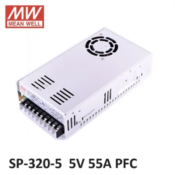 MEAN WELL SP-320-5 switch power supply 5 volt 55A 275W PFC function 85-264VAC input meanwell power supply 5VDC led driver
MEAN WELL SP-320-5 switch power supply 5 volt 55A 275W PFC function 85-264VAC input meanwell power supply 5VDC led driver