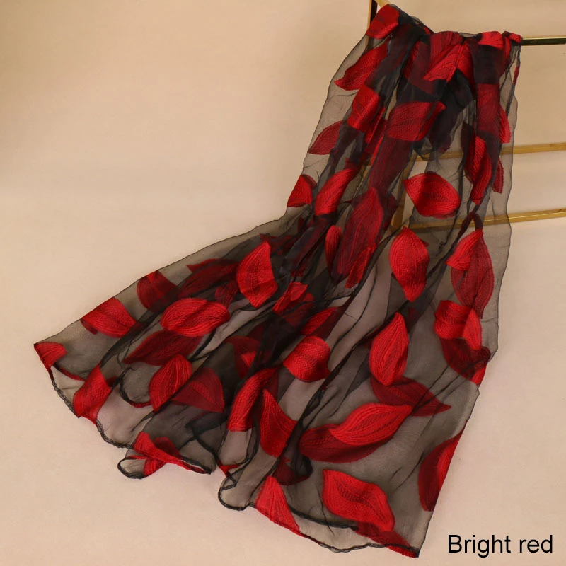 DARKAREA Womens Summer Scarf Breeze Lightweight Sheer Wrap Organza Gauze Leaves pattern Summer Beach Organza Scarves Shawl
DARKAREA Womens Summer Scarf Breeze Lightweight Sheer Wrap Organza Gauze Leaves pattern Summer Beach Organza Scarves Shawl