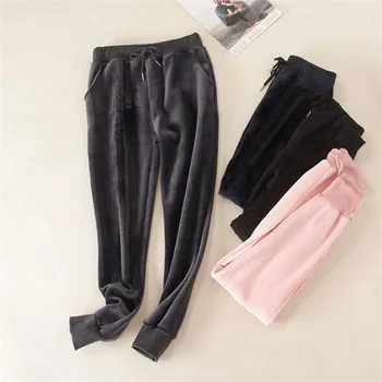 Velvet Pants Woman Pantaloons Women Harem Warm Pants For Winter Sweatpants Womens Pants Thick Warm Trousers Female 2019 D545
Velvet Pants Woman Pantaloons Women Harem Warm Pants For Winter Sweatpants Womens Pants Thick Warm Trousers Female 2019 D545