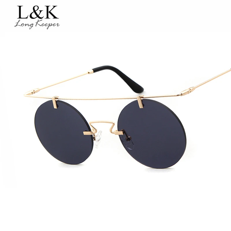 Long Keeper Brand Cool Men Punk Sunglasses Stylish Male Steampunk Sun Glasses Round Lens Glasses Double Beam Eyewears STY1082M
Long Keeper Brand Cool Men Punk Sunglasses Stylish Male Steampunk Sun Glasses Round Lens Glasses Double Beam Eyewears STY1082M