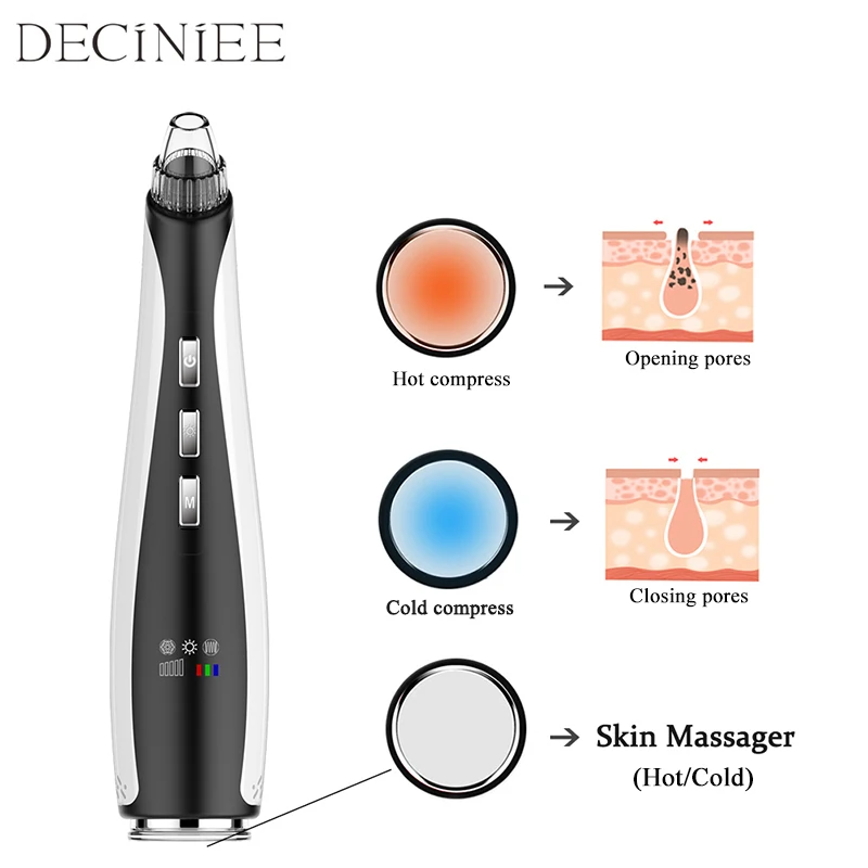 Nose Pore Pimple Blackhead Cleanser Facial Blackhead Suction Remover Vacuum Machine Red Blue Light Photon Rejuvenation Skin Care
Nose Pore Pimple Blackhead Cleanser Facial Blackhead Suction Remover Vacuum Machine Red Blue Light Photon Rejuvenation Skin Care