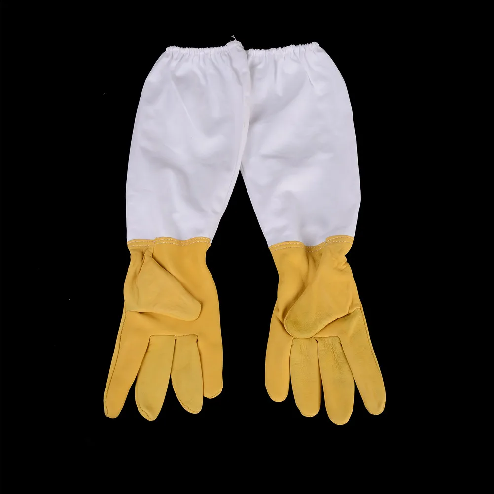 

Beekeeper Prevent Gloves Protective Sleeves Ventilated Professional Anti Bee For Apiculture Beekeeper Beehive