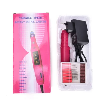 1Set Pro Salon Nail Art Electric Grinding Machine Pen Toenail Drill Bits File Tips Grinder Polisher Carving Manicure Care Tool
1Set Pro Salon Nail Art Electric Grinding Machine Pen Toenail Drill Bits File Tips Grinder Polisher Carving Manicure Care Tool