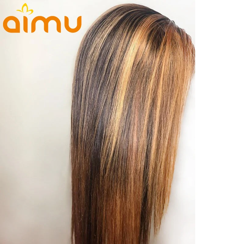 Honey Blond Ombre Color Highlight T4 27 360 Lace Frontal 100% Human Hair Wigs Women Remy Brazilian Invisible Pre Plucked Aimu
Honey Blond Ombre Color Highlight T4 27 360 Lace Frontal 100% Human Hair Wigs Women Remy Brazilian Invisible Pre Plucked Aimu