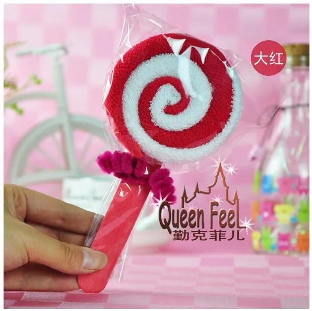 1 set = 2 pcs lovely lollipop cake towel kids birthday party gifts baby shower favors event party supplies 20*20 cm
1 set = 2 pcs lovely lollipop cake towel kids birthday party gifts baby shower favors event party supplies 20*20 cm