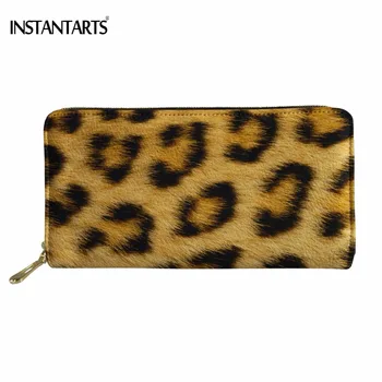 INSTANTARTS Brand Desing Woman Long PU Leather Wallet Cool Leopard Printing Lady Purse Fashion Cash/Credit Card/Money Holder Bag
INSTANTARTS Brand Desing Woman Long PU Leather Wallet Cool Leopard Printing Lady Purse Fashion Cash/Credit Card/Money Holder Bag