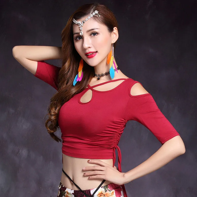 2018 Adult Sexy Mesh Belly Dance Tops Shirt Costumes for Women Bellydance Indian Dancing Clothes Dancer Wear
2018 Adult Sexy Mesh Belly Dance Tops Shirt Costumes for Women Bellydance Indian Dancing Clothes Dancer Wear