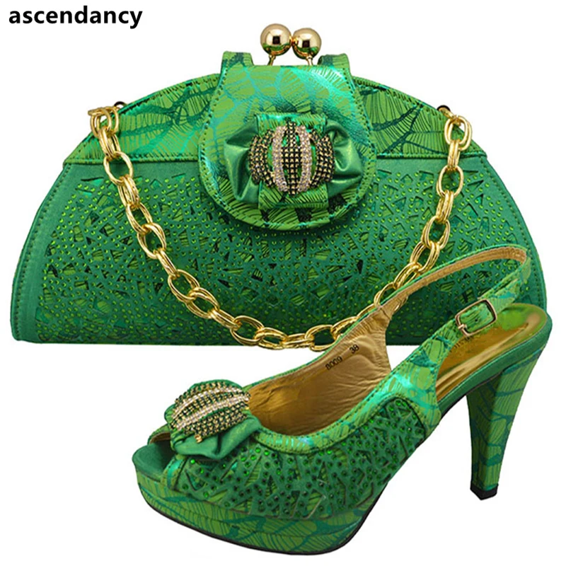 New Arrival Shoes and Matching Bag for Nigeria Party Fashion Sales In Women Matching Shoes and Bag Set Decorated with Rhinestone
New Arrival Shoes and Matching Bag for Nigeria Party Fashion Sales In Women Matching Shoes and Bag Set Decorated with Rhinestone
