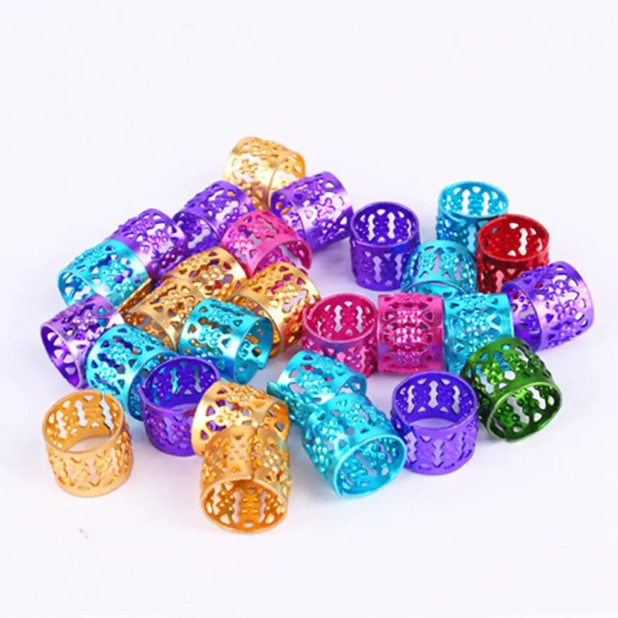30Pcs Multicolor Alloy 8MM Dreadlock Beads Adjustable Hair Braid Rings mix-color Hair accessories 2U95 
30Pcs Multicolor Alloy 8MM Dreadlock Beads Adjustable Hair Braid Rings mix-color Hair accessories 2U95