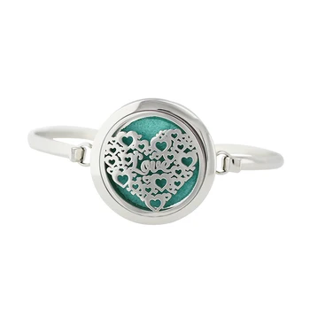Newest Heart Love Perfume Locket Bangle 30mm Magnetic Essential Oil Diffuser Bangle For 2018 Mother Day's Gift
Newest Heart Love Perfume Locket Bangle 30mm Magnetic Essential Oil Diffuser Bangle For 2018 Mother Day's Gift